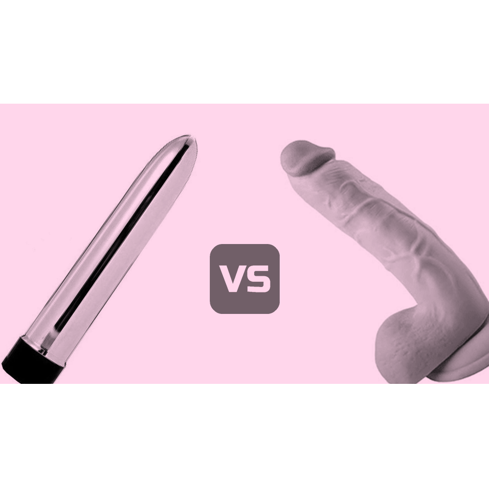 Image of a vibrator and a dildo