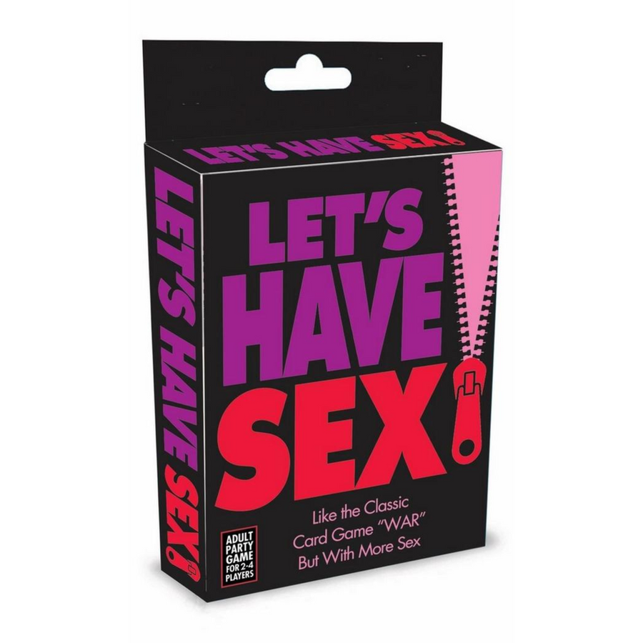 frontside of Let's Have Sex Card Game