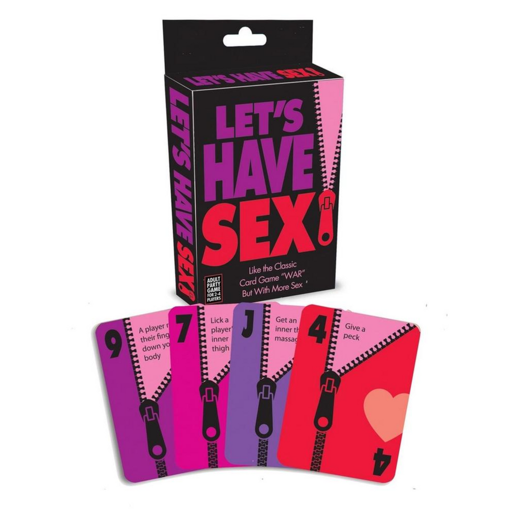 4 cards taken out from Let's Have Sex Card game