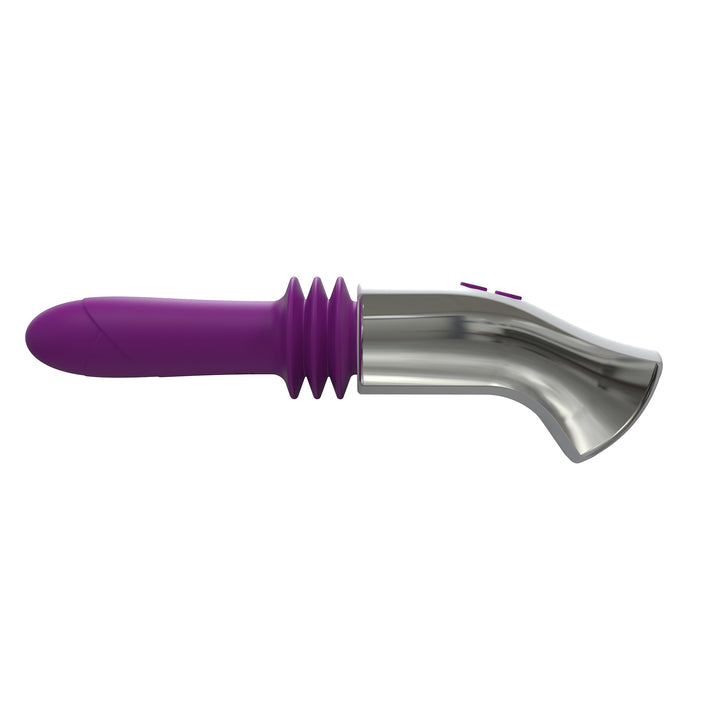 purple thrusting dildo
