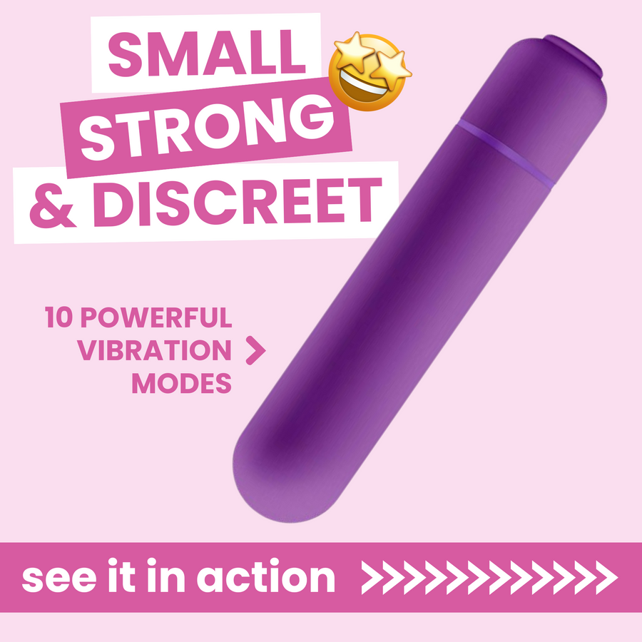 Cutey Vibe Plus - Discreet Travel-Sized Bullet Vibrator. SMALL, STRONG and DISCREET 10 powerful vibration modes, see it in action.