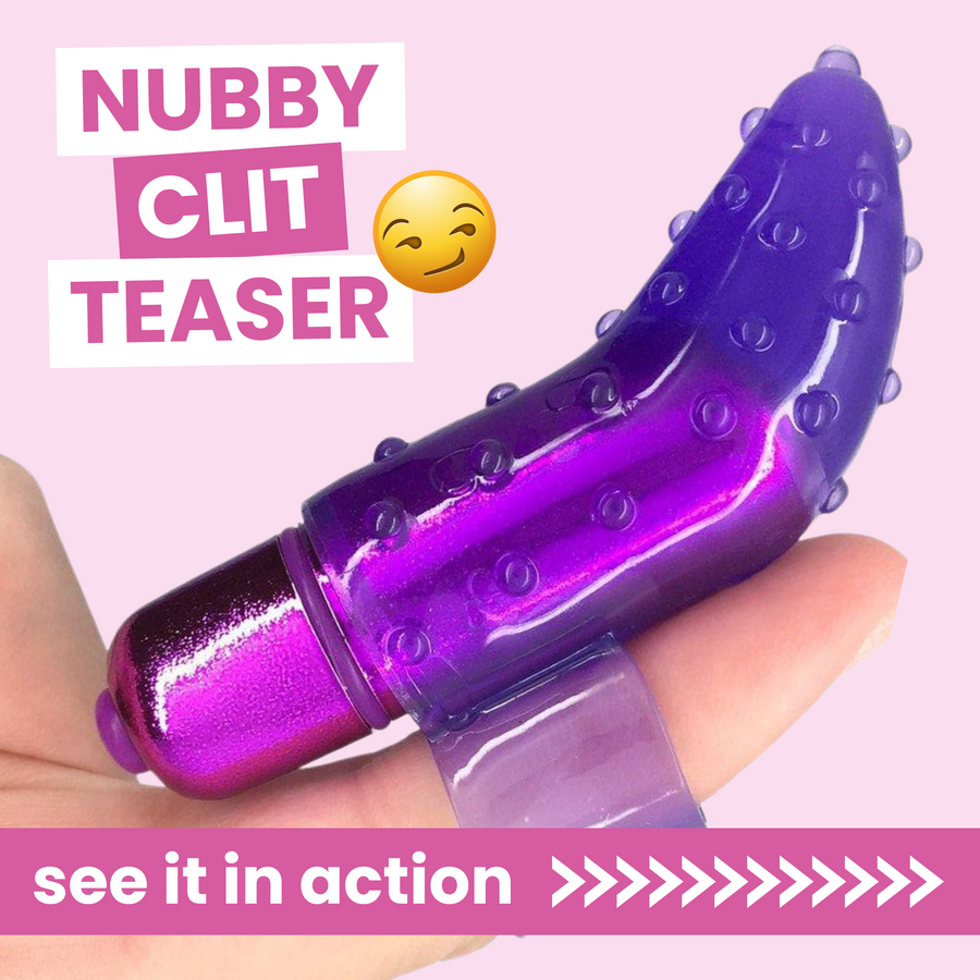 Frisky Finger. nubby clit teaser see it in action.