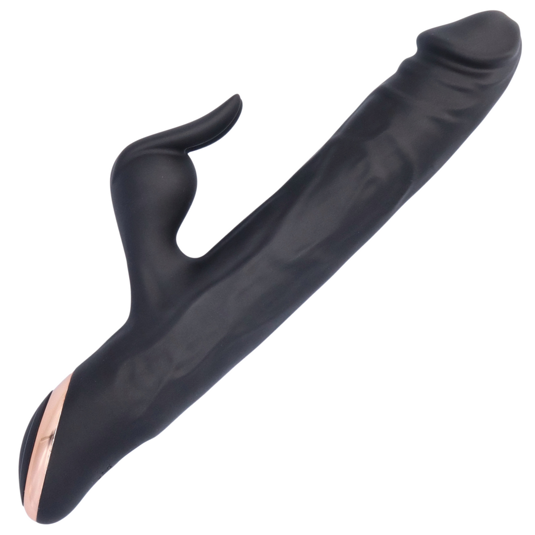 black Bato Plus adult toy laying on side