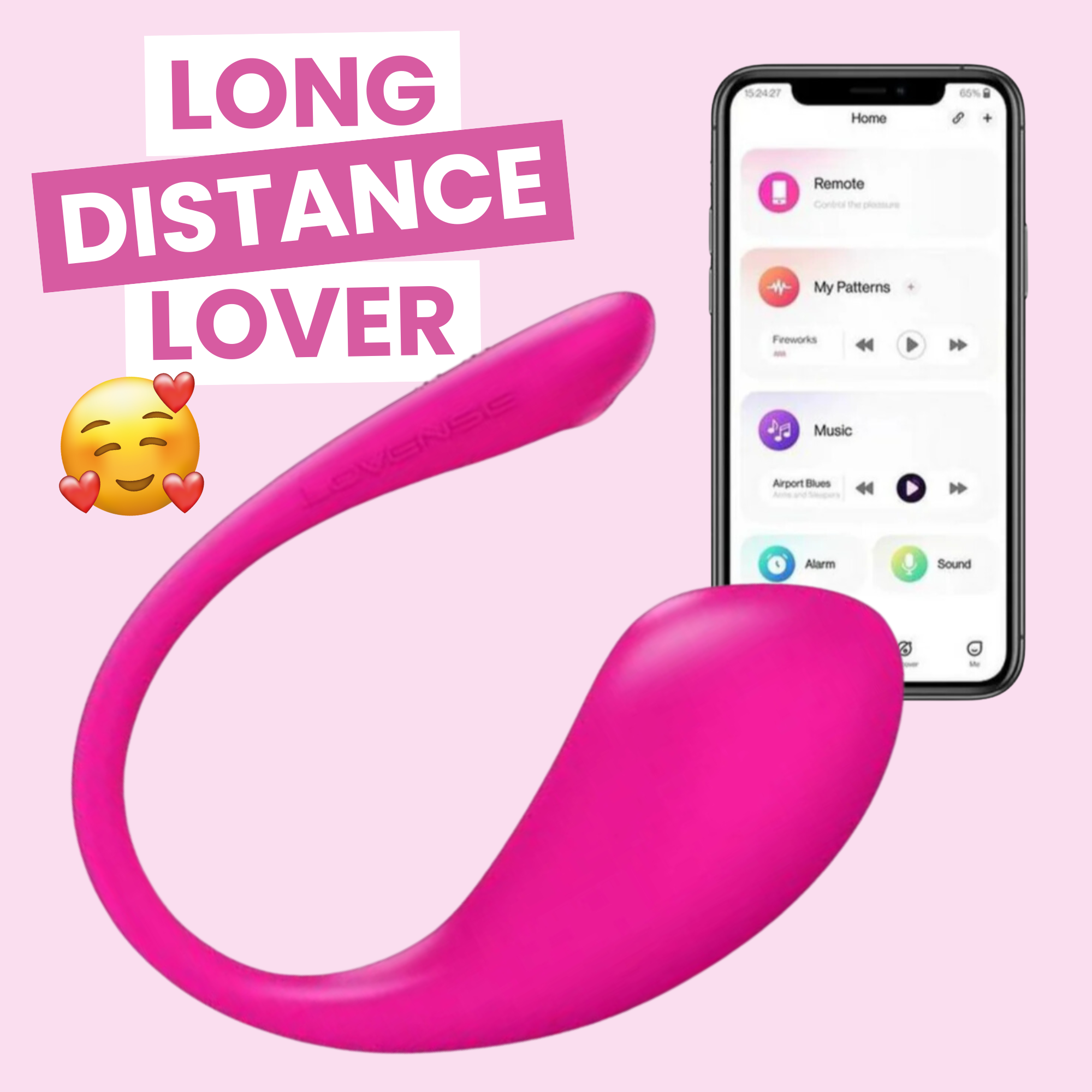 Lovense Lush 3 Remote Controlled Silicone Egg Vibrator