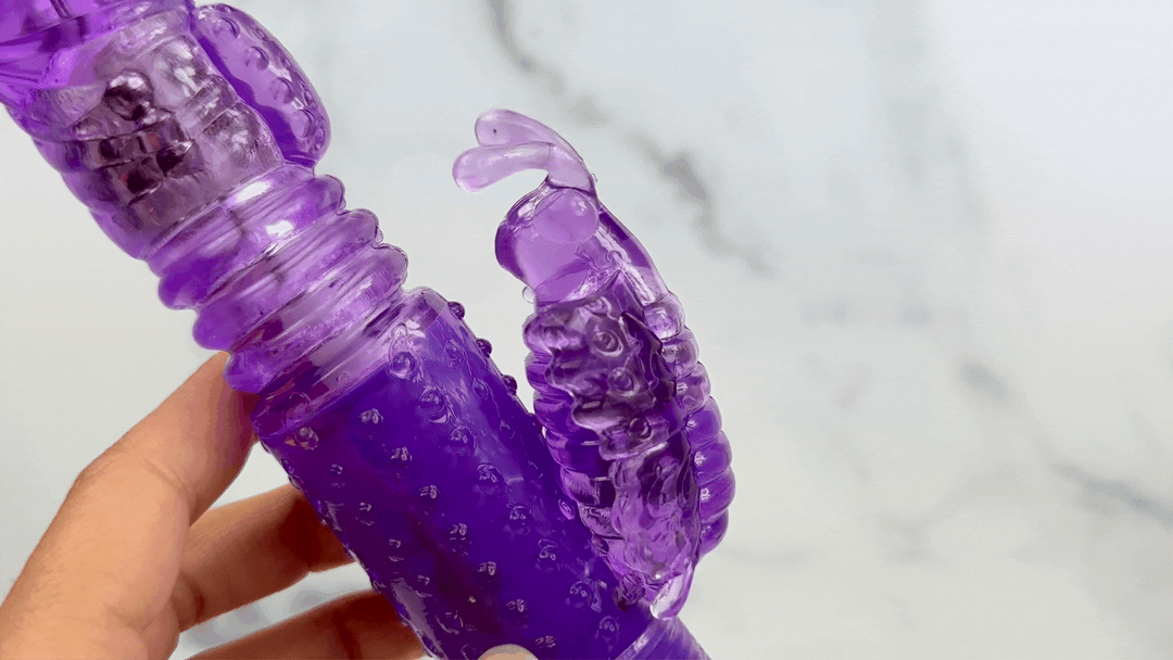 GIF: close-up of rabbit ears vibrating