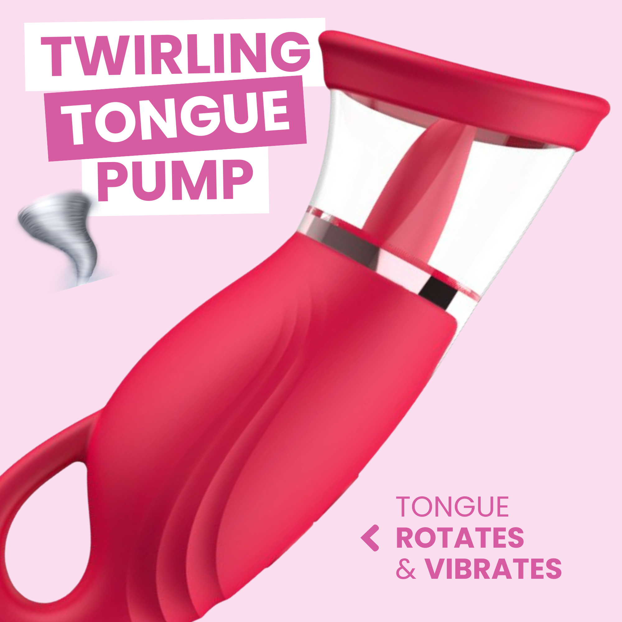 Orgasmic Orbit O Plus - Rotating Tongue Vibrator & Pussy Pump  TooTimid.com
