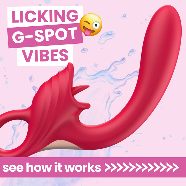 Twirling Dual Diva Delight -  Silicone Clit Licking & G-Spot Vibrator LICKING G-SPOT VIBES see how it works