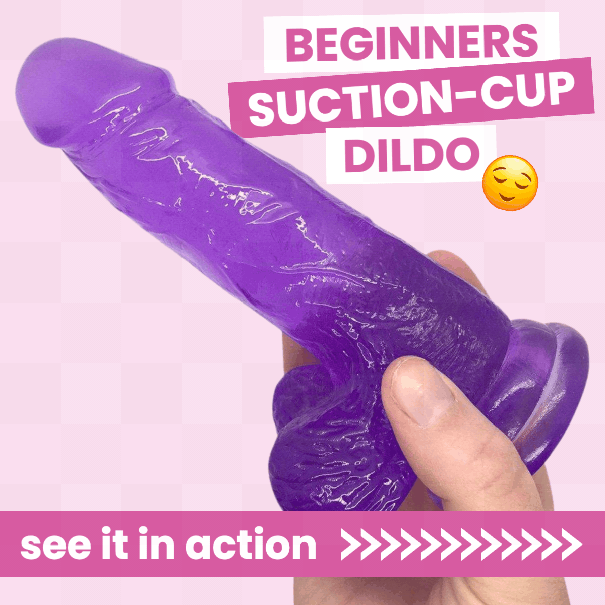 Beginner Purple Suction Cup Dildo TooTimid.com Beginner Purple Suction Cup Dildo TooTimid.com
