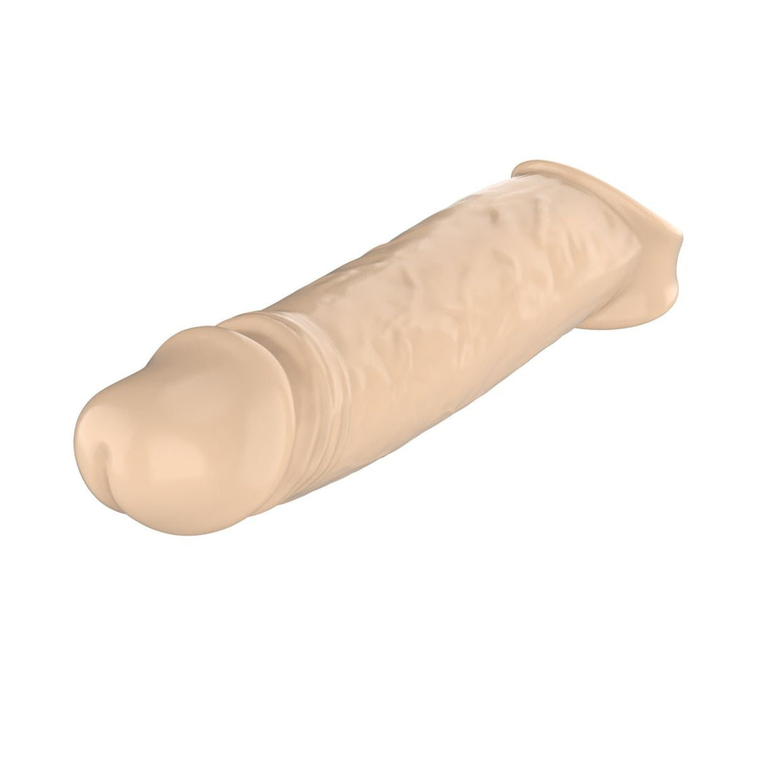 front View beige 1.5 Inch penis extender