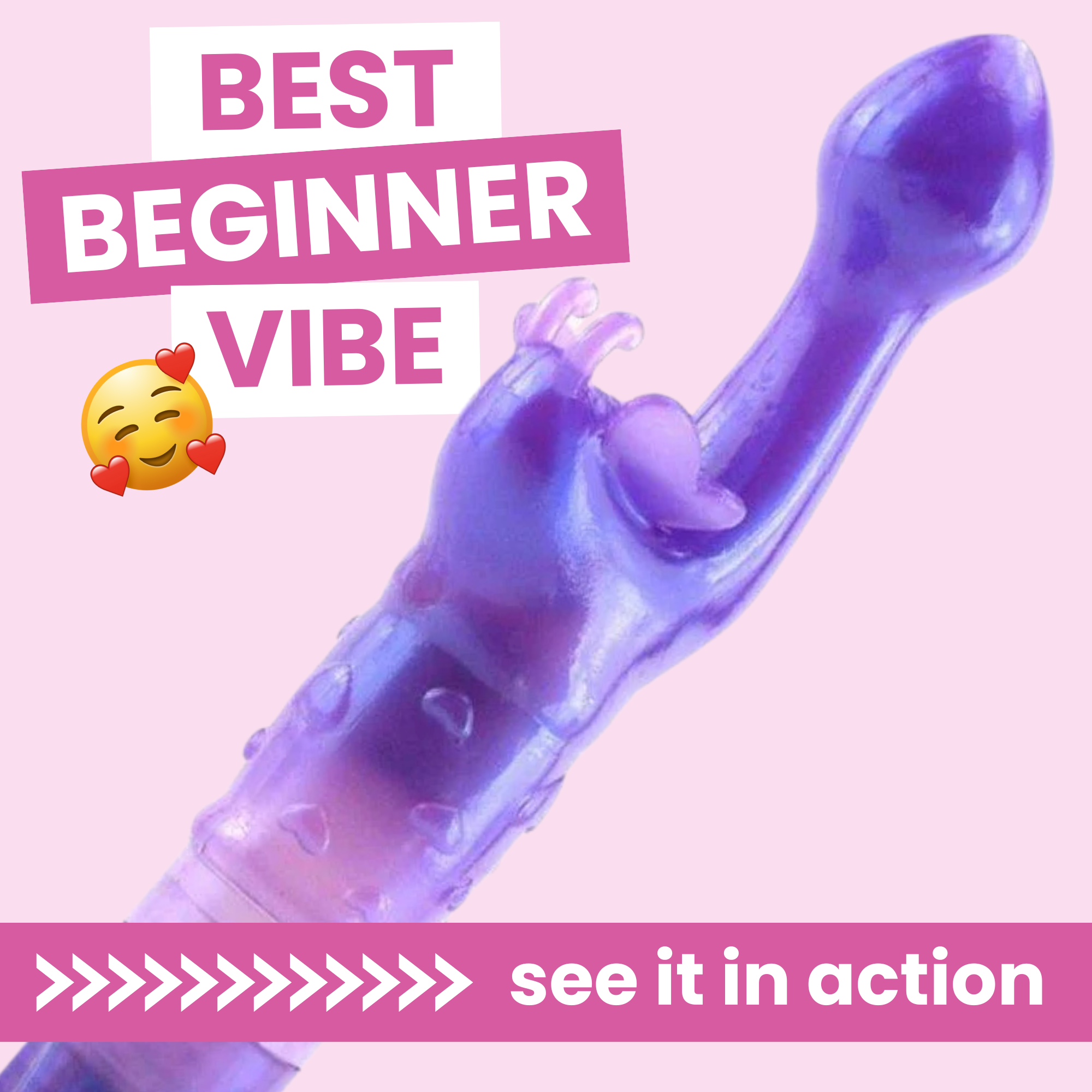 Butterfly Kiss Vibrator | Best Beginner Vibrator TooTimid.com Butterfly Kiss Vibrator | Best Beginner Vibrator TooTimid.com