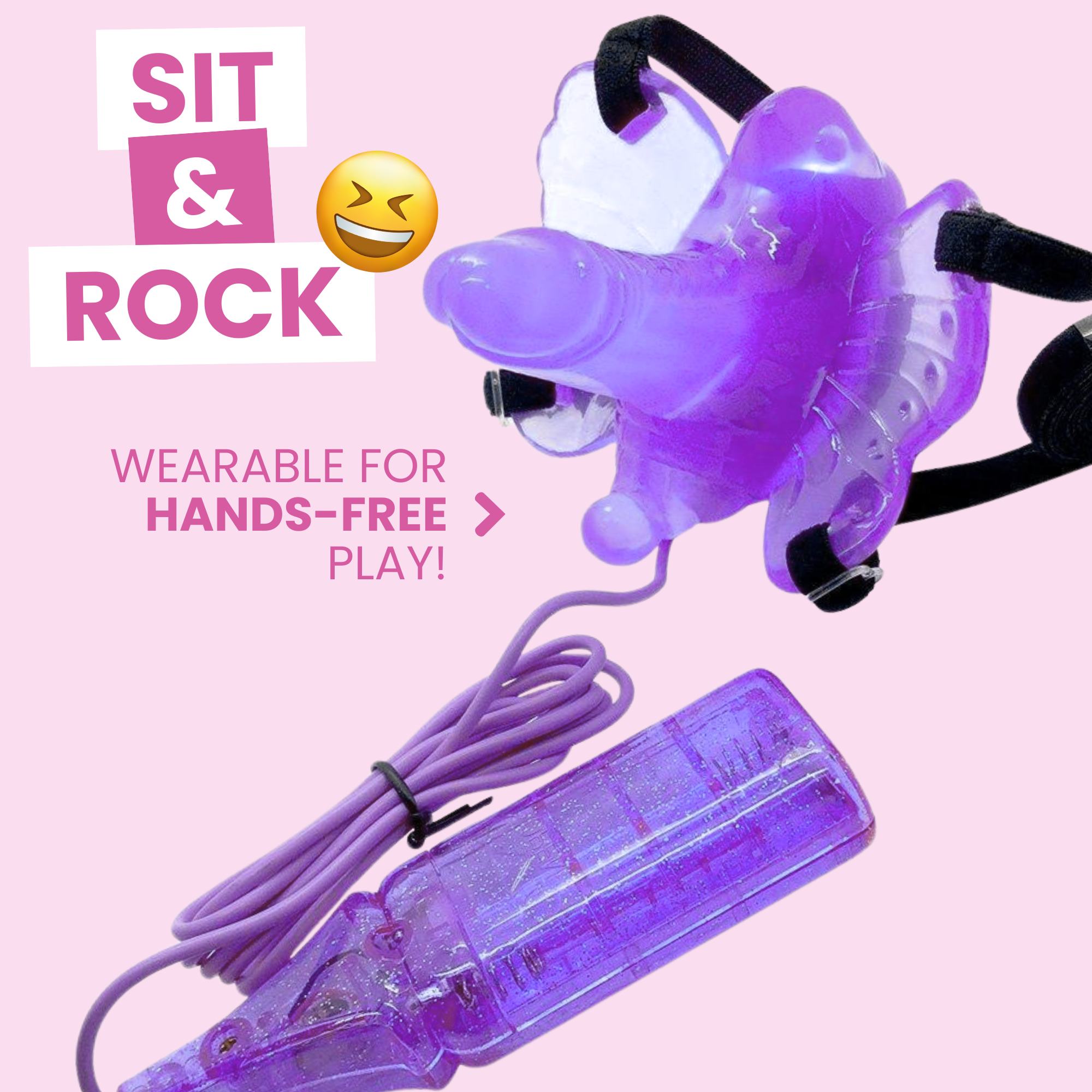 Butterfly Hands-Free Vibe | Wearable Stimulator TooTimid.com Butterfly Hands-Free Vibe | Wearable Stimulator TooTimid.com