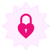 Pink Heart Lock