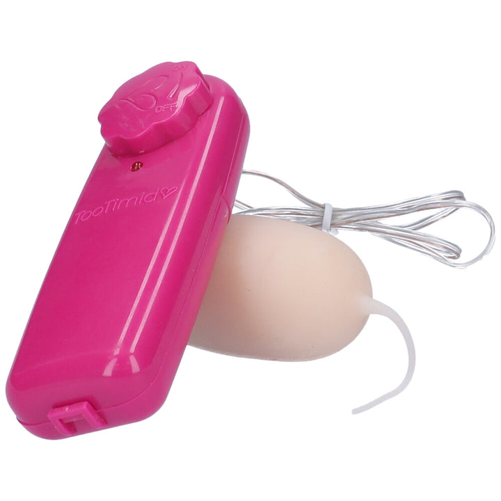Front view of Soft feel vibrating bullet with flickering tail