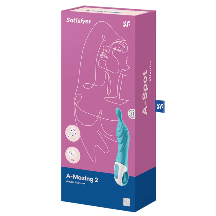 Product packaging of the a-spot vibrator.