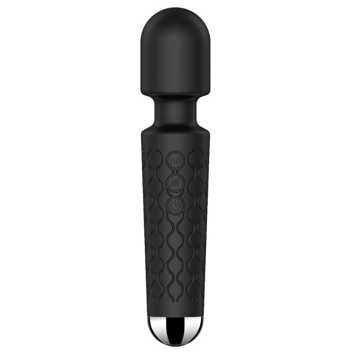 Image of the wand massager standing upright.