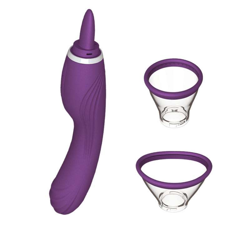 Ultimate Tongue Licker purple Vibrator