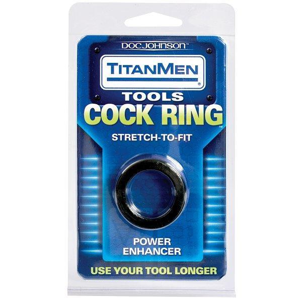 Titanmen Tools Cock Ring Stretch To Fit - Male Sex Toys