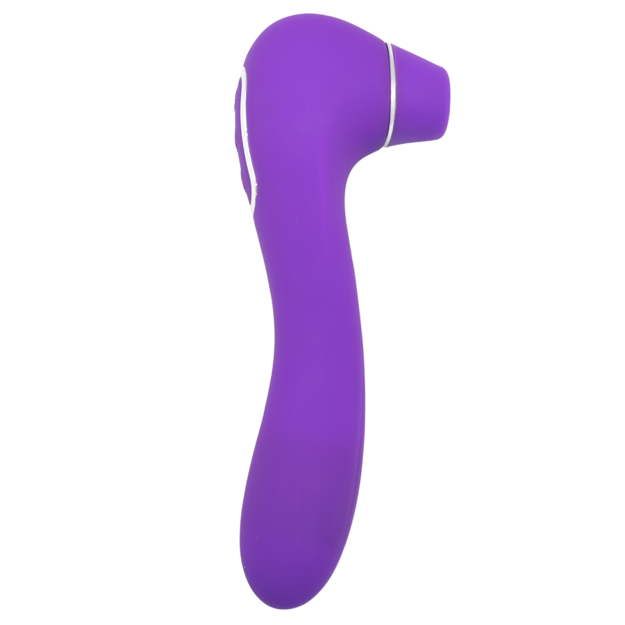 Image of the clit sucker from above and on its side. Channel through the 7 different functions that this toy has to offer until you find your favorite! This luxury toy is perfect for achieving intense clitoral climaxes!