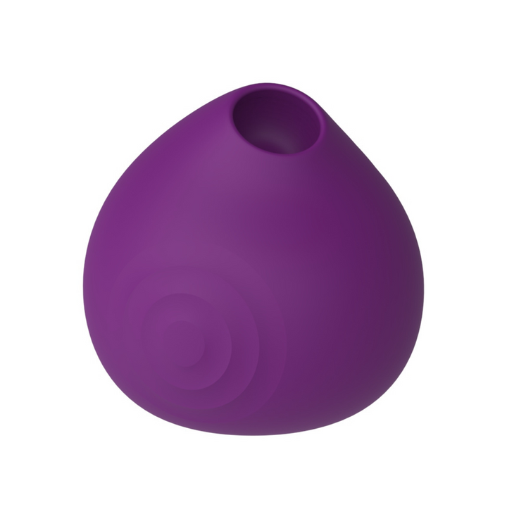 purple suction vibrator facing front right