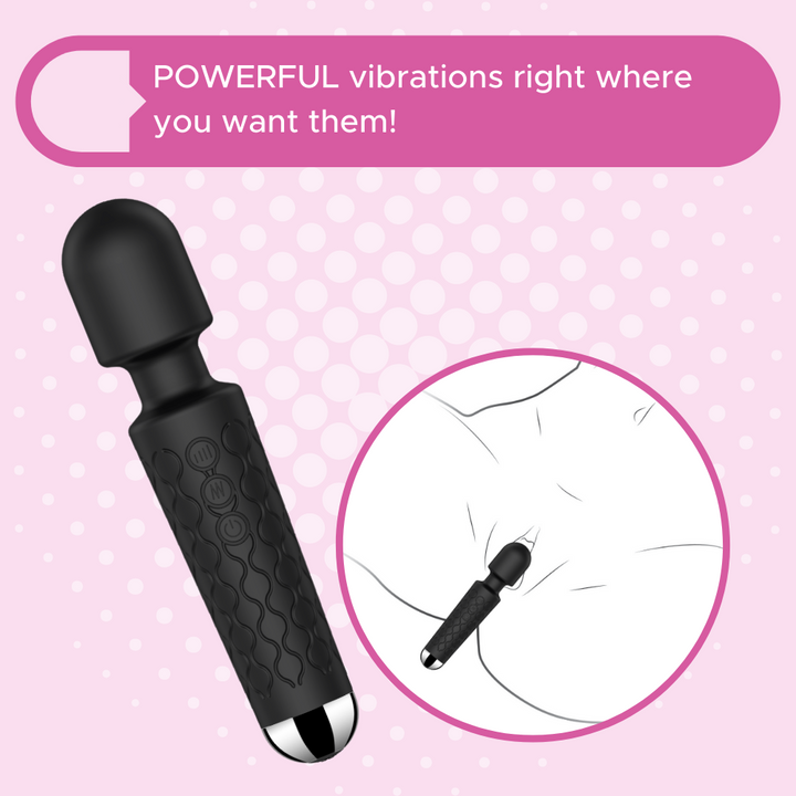 powerful vibrations right where you want them