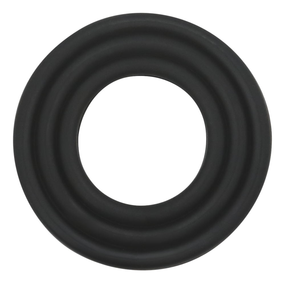 Image of the three cock rings stacked on top of each other.