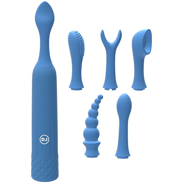 iQuiver Rechargeable Silicone Clit Stimulator 7 Piece Set  TooTimid.com