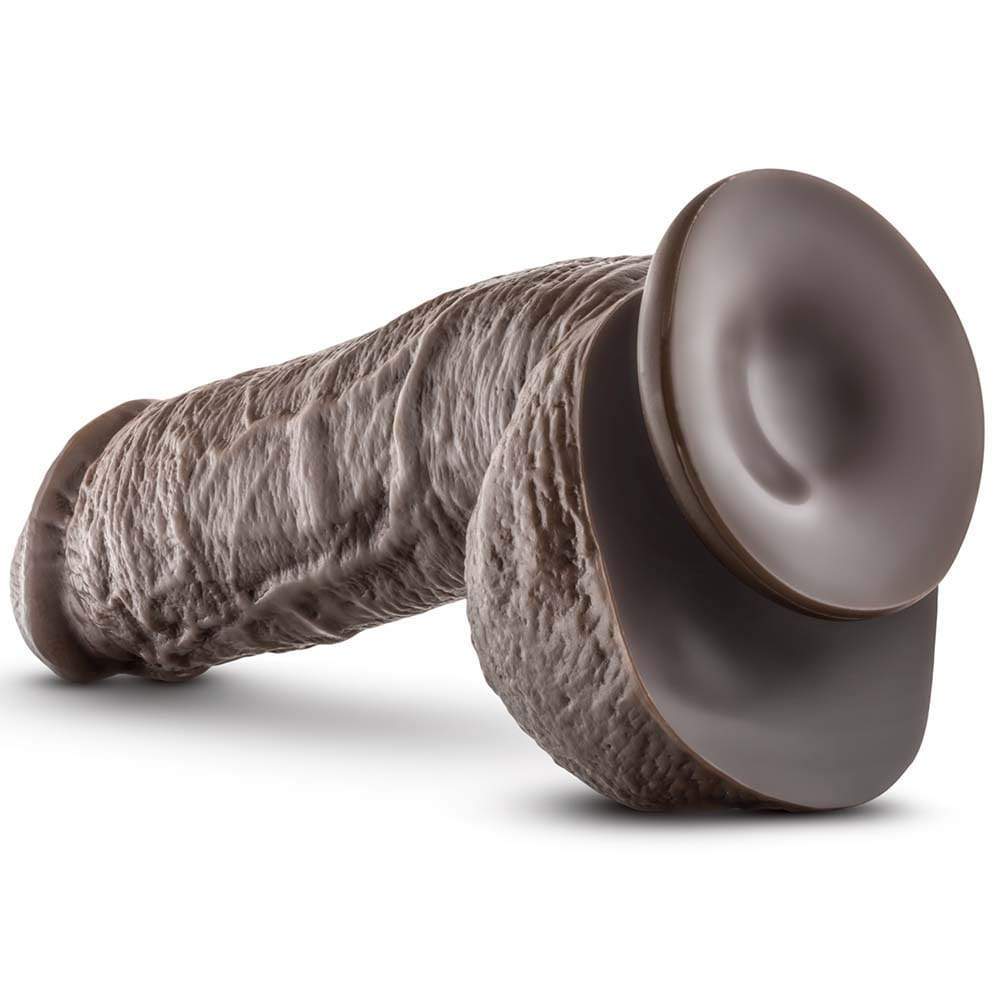 Bottom of suction cup dildo with realistic features