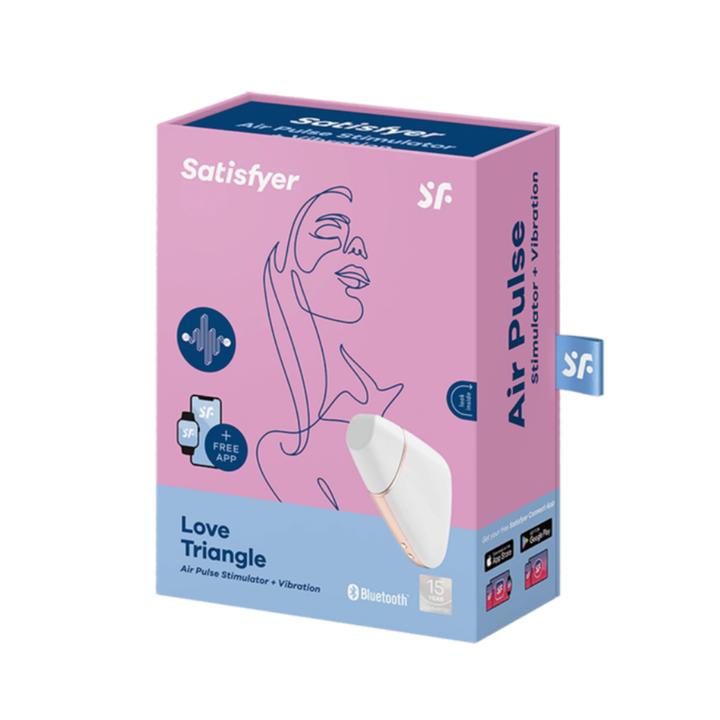 Satisfyer Bluetooth Love Triangle Air Pulse Stimulator | Vibrators