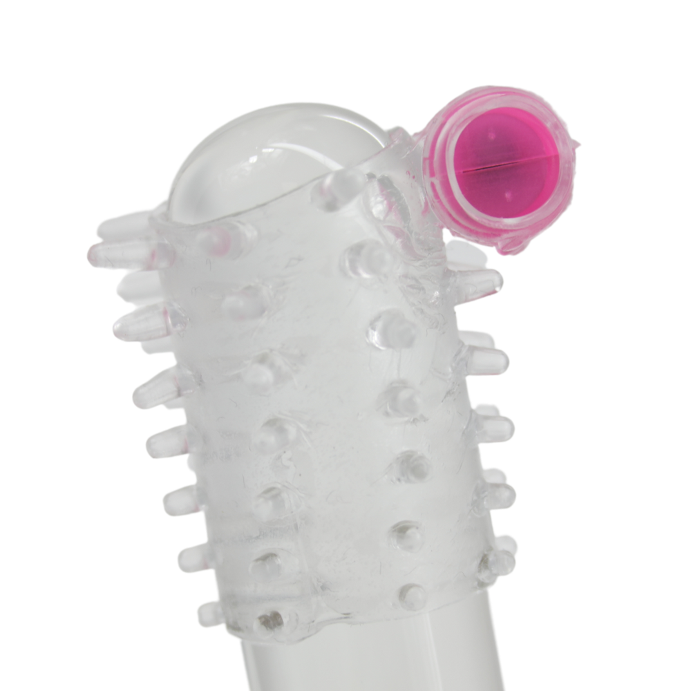 Vibrating Penis Sleeve With Ticklers