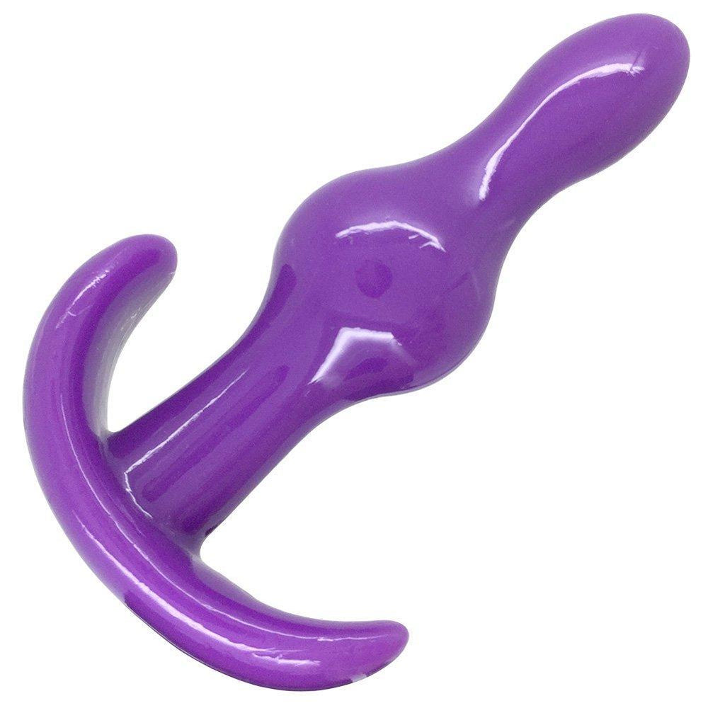 Purple Bulbed Anal Plug  - Anal Toys