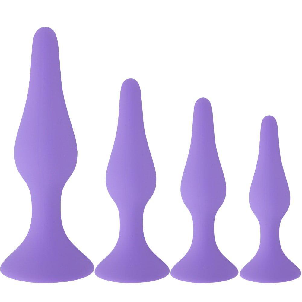 Silicone Anal Plug Kit - Set Of 4 - Anal Toys