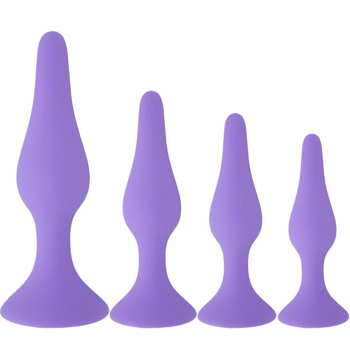 Silicone Anal Plug Kit - Set Of 4 - Anal Toys