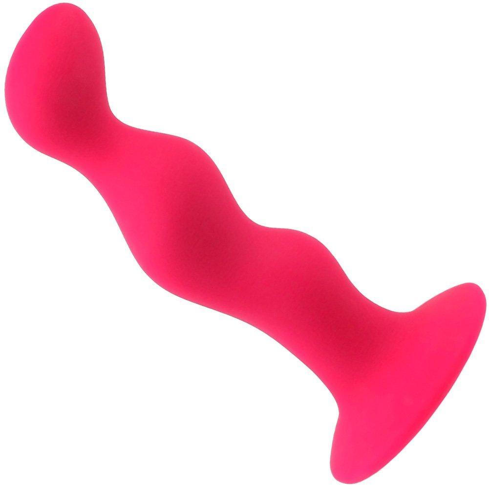Bulbed Silicone Anal Probe | Suction Cup Toy  TooTimid.com