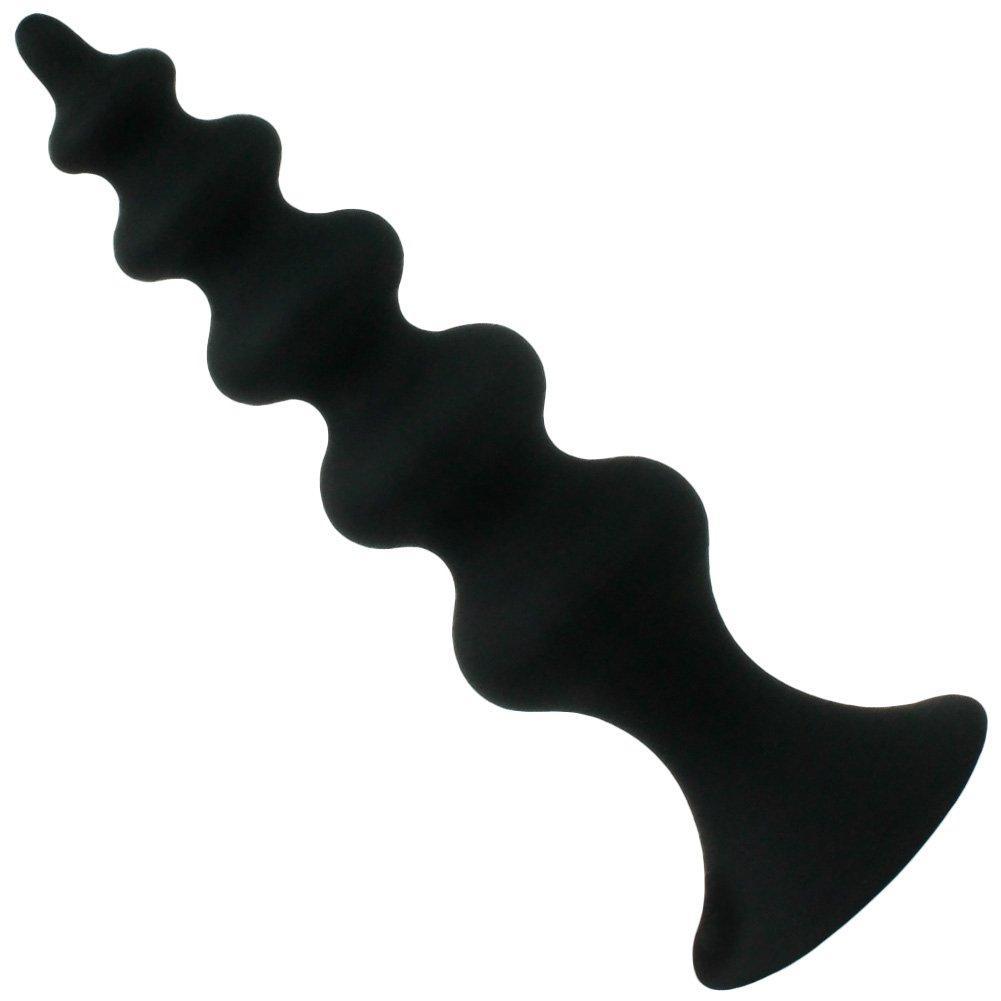 Beaded Silicone Anal Plug | Suction Cup Anal Toy TooTimid.com Beaded Silicone Anal Plug | Suction Cup Anal Toy TooTimid.com