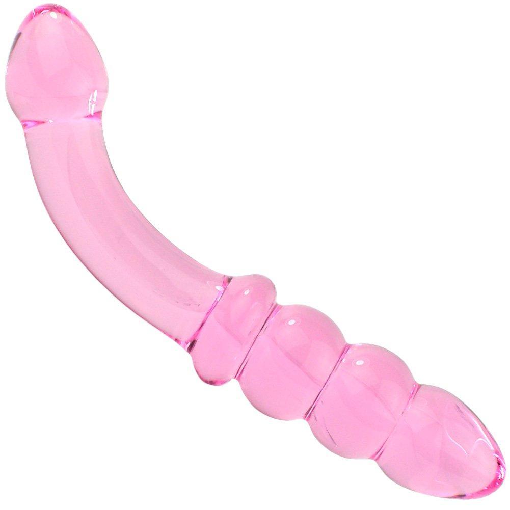 Dual Ended Glass G-Spot Massager - Two Types Of Sensations! - Dildos