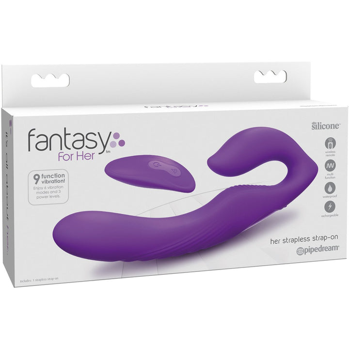 Ultimate Silicone Strapless Strap-on - Comes With A Wireless Remote! - Vibrators
