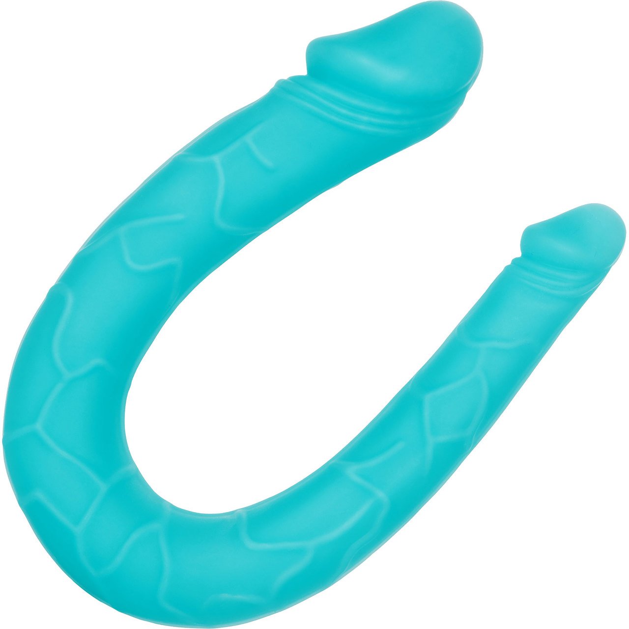 Sextoy Double Gode Anal Et Vaginal 45 Cm - Jelly Bleu - Neuf - Sans Phtalates