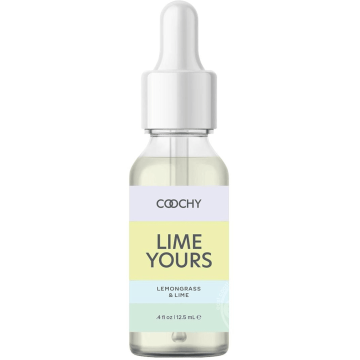 Image displays Lime Yours Hair Oil in bottle.