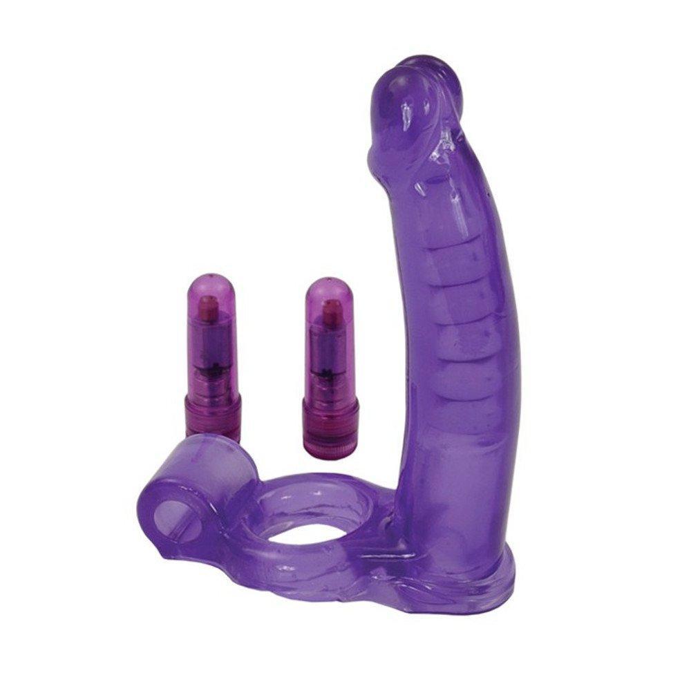 Double Penetrator Ultimate Cockring Vibrating Stimulator TooTimid.com Double Penetrator Ultimate Cockring Vibrating Stimulator TooTimid.com