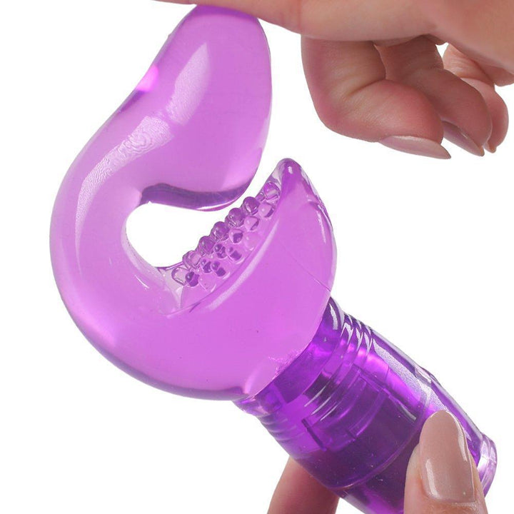 Julian's G-Spot Vibe - Hand shown bending vibrator