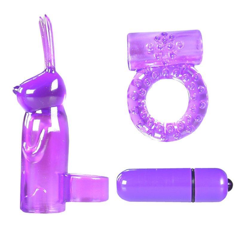 Clit Toy & Cock Ring Kit TooTimid.com Clit Toy & Cock Ring Kit TooTimid.com