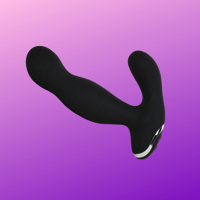 Image of vibrating prostate massager for anal stimulation. Click here to see our guide for the best how-to tips, sex toys, and lubes for anal sex!