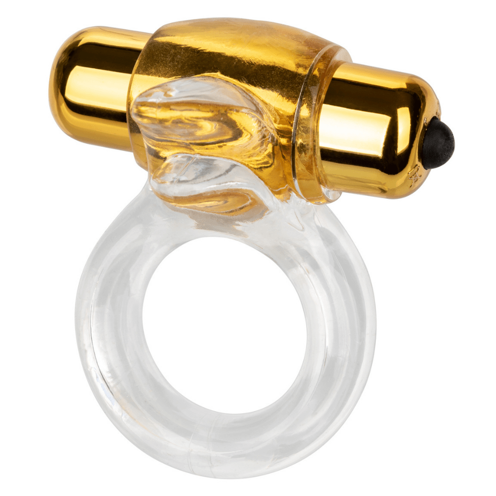 Click here to view our travel sized sex toys collection. Image shows a stimulation enhancing cock ring.