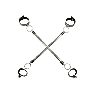 Bondage Position Spreader Bar With Cuffs - Bondage