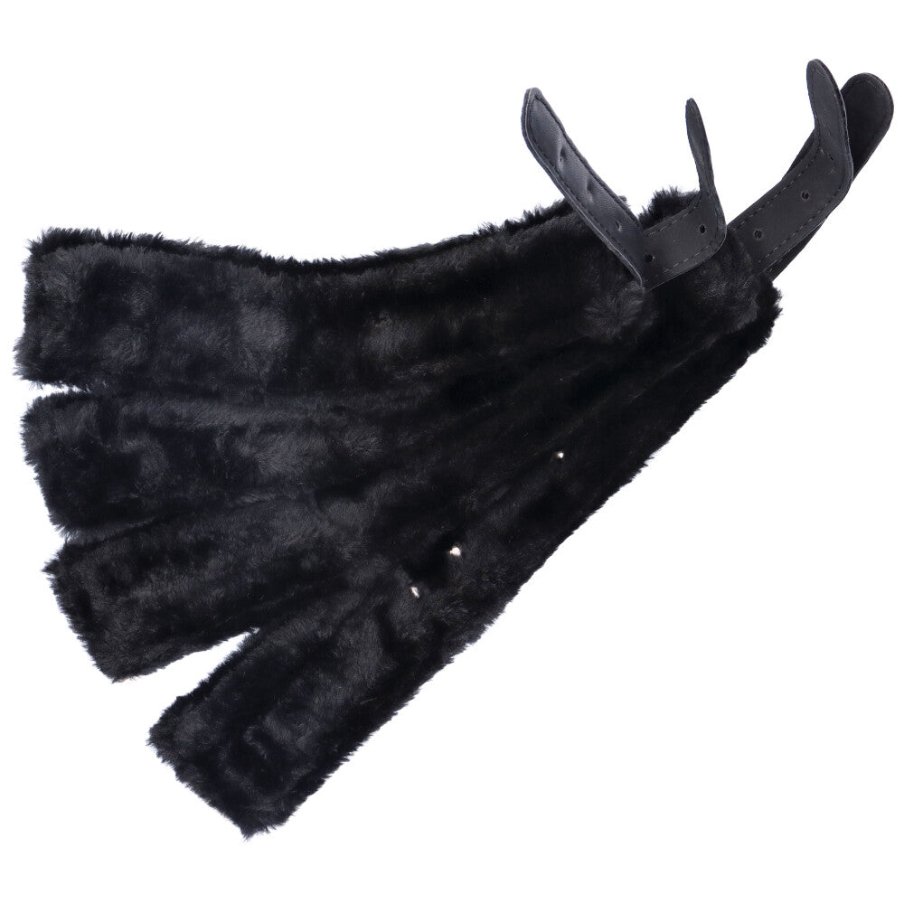 Hog Tie Restraint With Faux Fur Cuffs TooTimid.com Hog Tie Restraint With Faux Fur Cuffs TooTimid.com