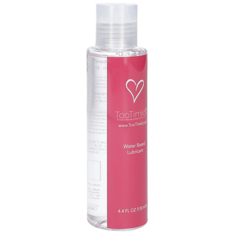Side view of 4.4oz bottle of Tootimid lube.