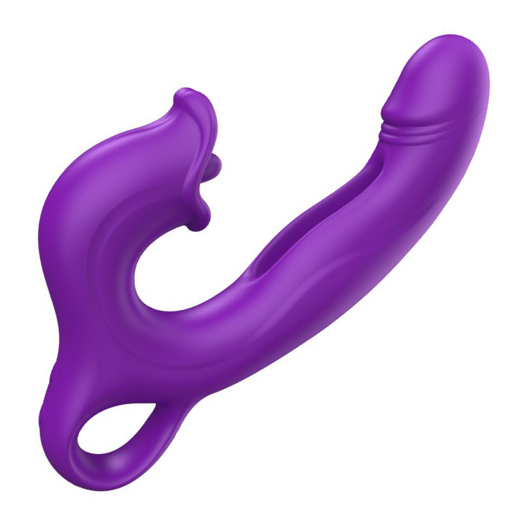 angled side view of Flapping Vibrator with licking tongue  view of flapper 