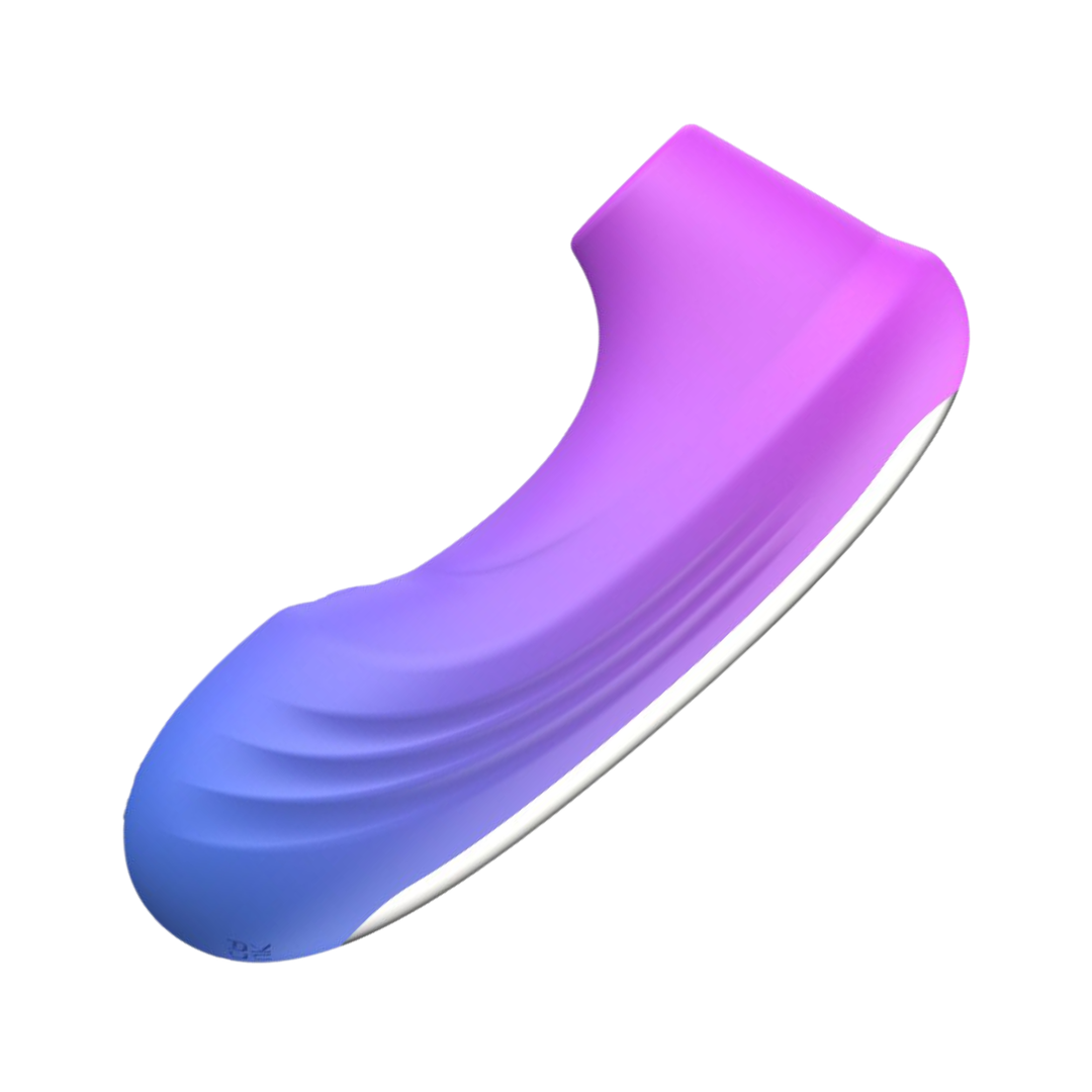 side view of Rechargeable Air Pulse Stimulator ergonomic design 