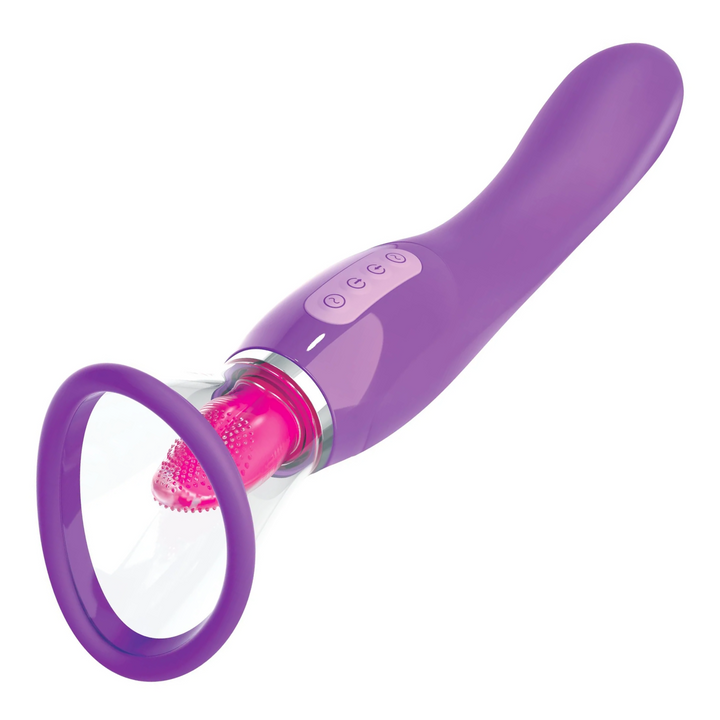 Fantasy For Her Ultimate Pleasure Dual-Ended Tongue Vibrator