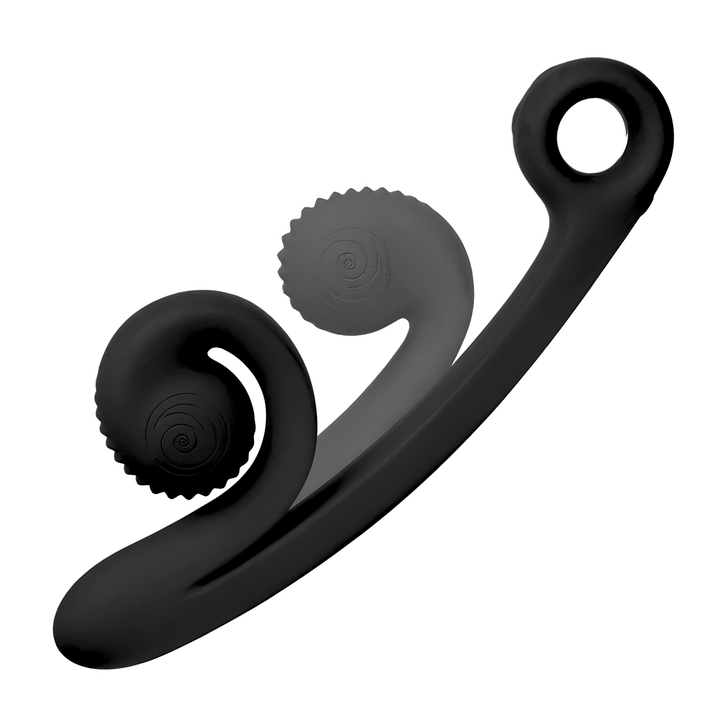 super flexible SVibe Snail CURVE Rechargeable Silicone Vibrator with Clitoral Stimulator 